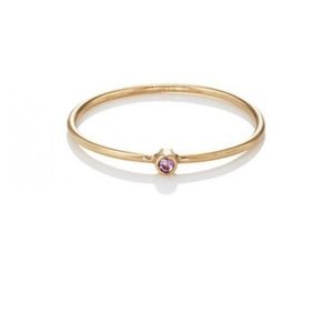 Delicate pink sapphire Jennifer Meyer Ring